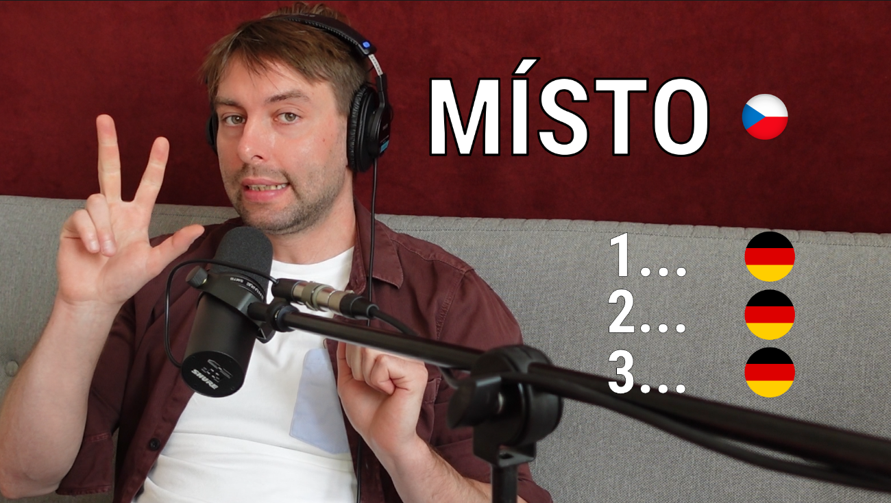 Der Platz, die Stelle, der Ort a ostatní možnosti, jak říct v němčině MÍSTO