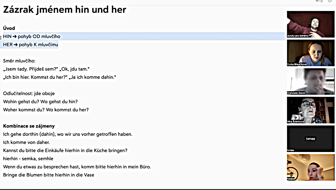 Hin und Her - jak pracovat s touto zvláštní německou dvojicí