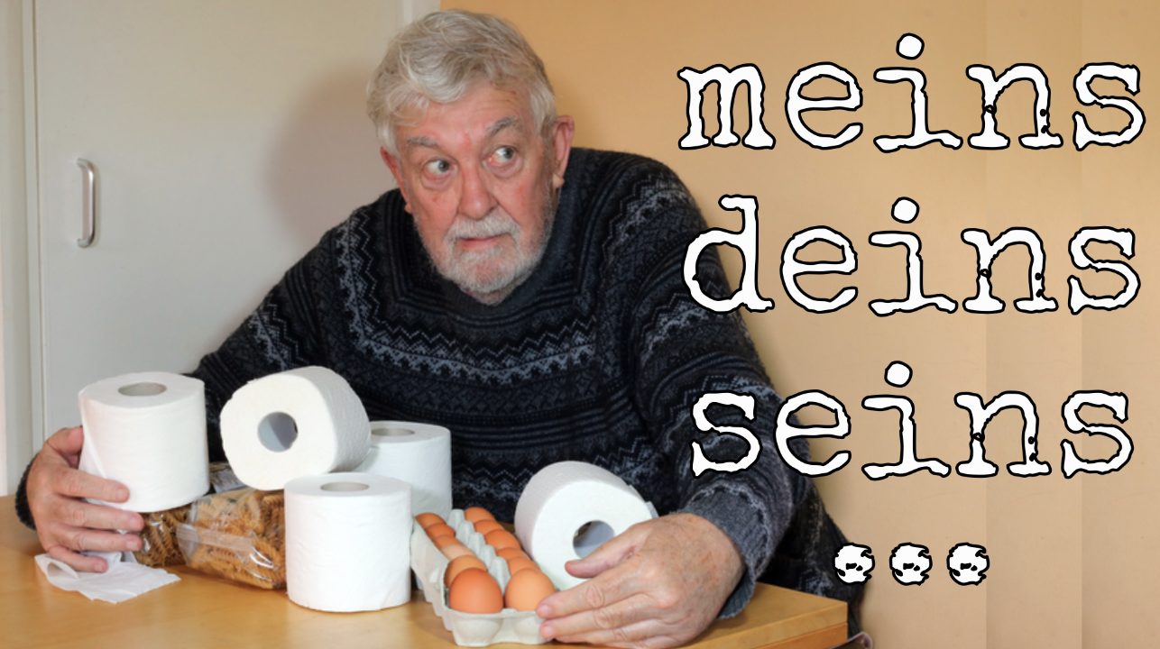 Přivlastňovací zájmena 2 - samostatně stojící přivlastňovací zájmena (meins, deins, seins...)
